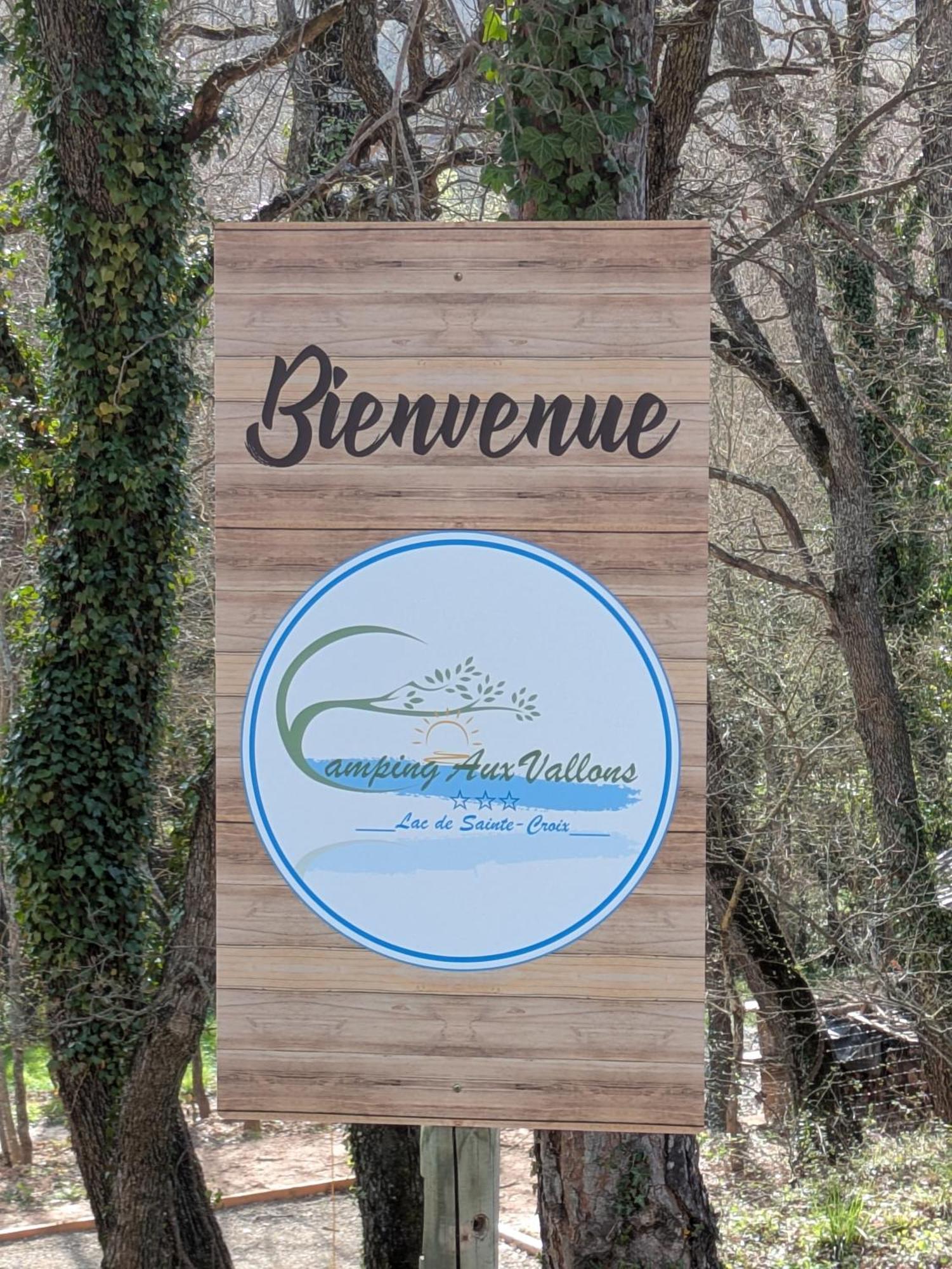 Camping Pres Du Lac De Sainte Croix Bauduen Extérieur photo